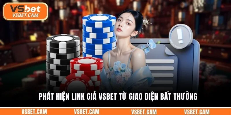Phát hiện link giả Vsbet từ giao diện bất thường